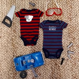 Child of Mine Carter's Two-Pack Onesies 0-3 Mo.